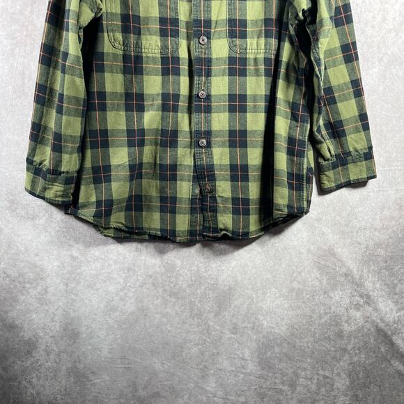 Duluth‎ Trading Co. Magnet Free Swingin' Flannel Relaxed Fit Shirt Mens Large - Picture 3 of 8